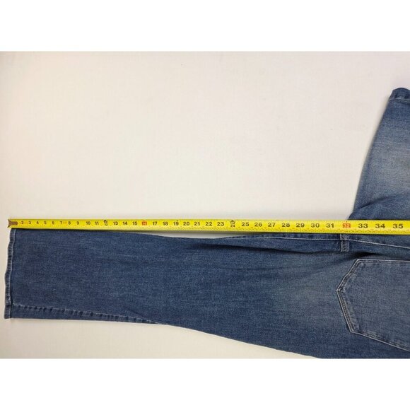 Lucky Brand 31X32 Womens Mid Rise Ava Boot Size 12/31 Regular Blue Denim Jeans - Picture 3 of 14